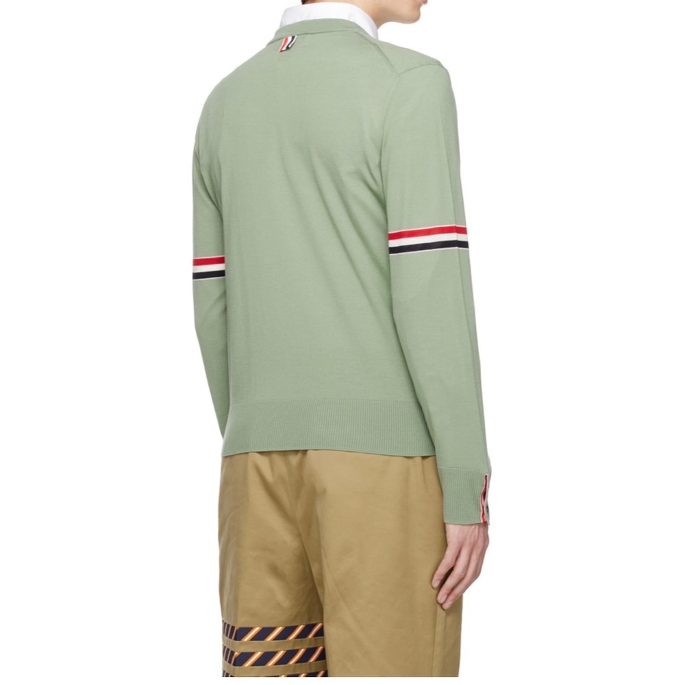 Thom Brown green pullover sweater